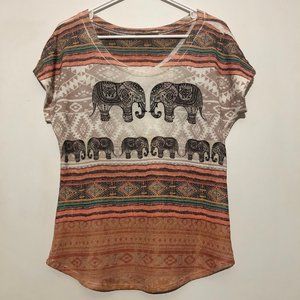 Sage Elephant Shirt | sz M